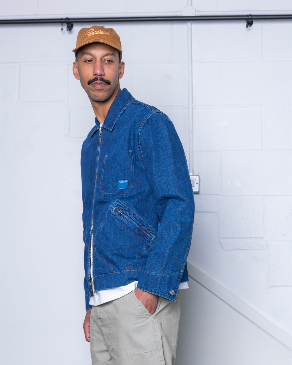 Mechanics Jacket -  Denim - Mid Blue