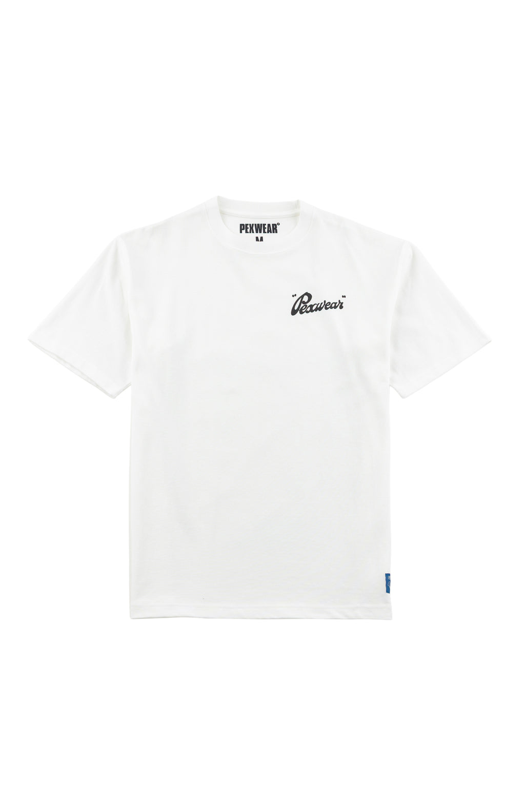 Pexwear Italic Wide Fit Tee - White