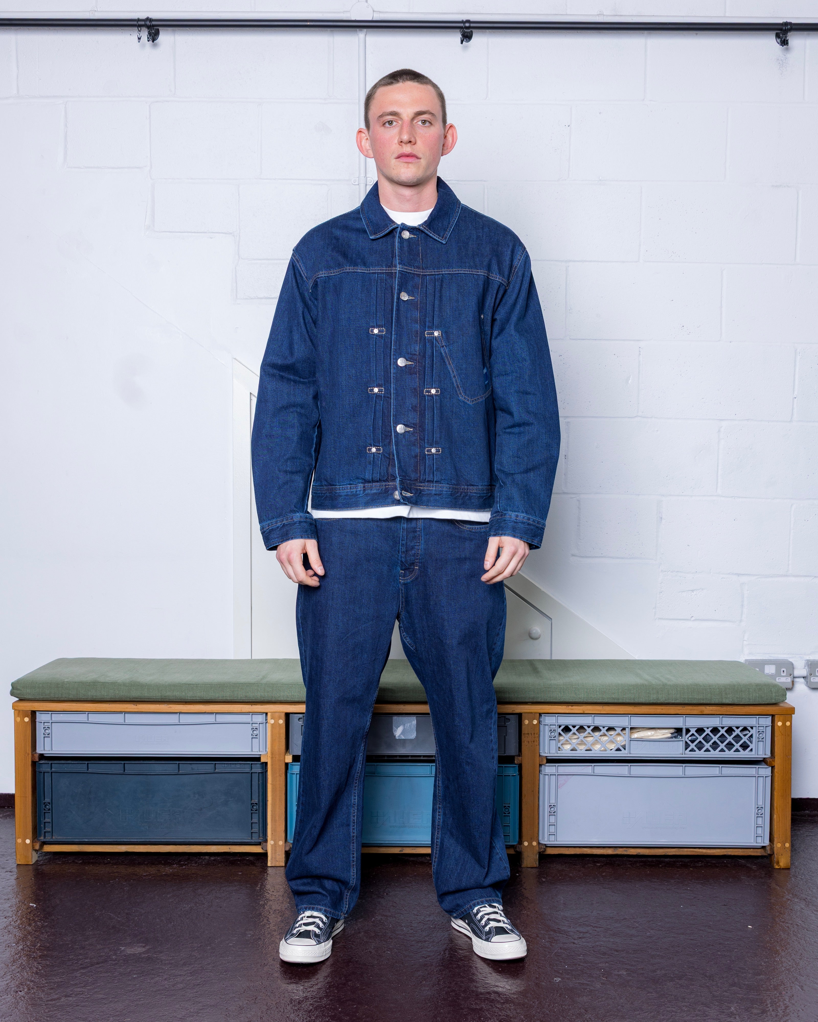 Trucker  Jacket - Denim - Indigo Blue