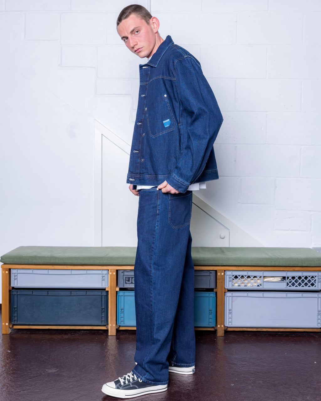 Trucker  Jacket - Denim - Indigo Blue