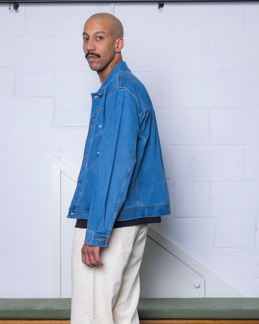 Trucker  Jacket - Light Blue Denim